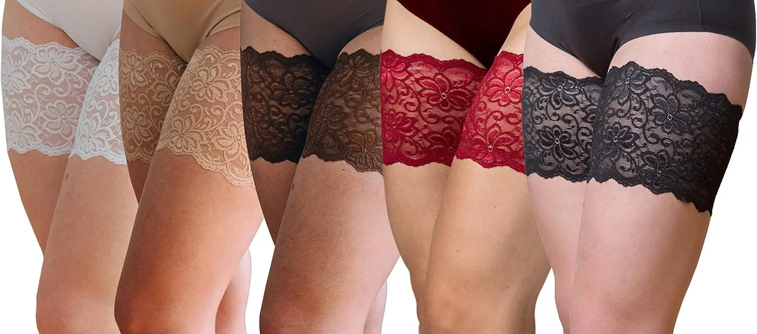 Bandelettes Original Patented Elastic Anti-Chafing Thigh Bands *Prevent Thigh Chafing*