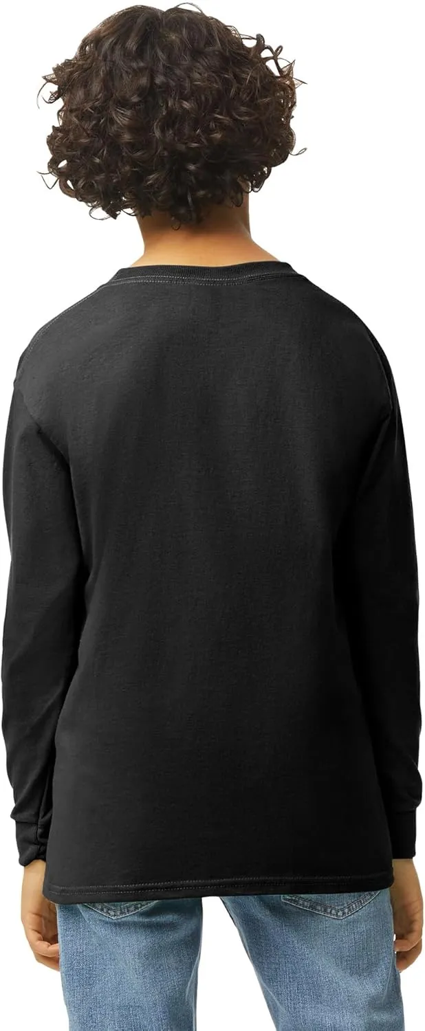 Gildan Youth Ultra Cotton Long Sleeve T-Shirt, Style G2400B, 2-Pack