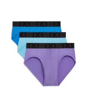 Men's Non-Show Performance Mesh Briefs, Set of 3 2(x)ist